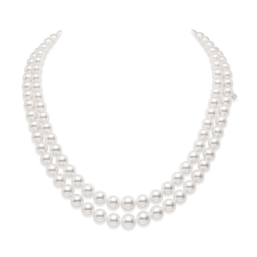 Mikimoto Everyday Essentials 18" Akoya Cultured Pearl Graduated Double Strand G90118DV1W
