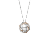Mikimoto Circle White South Sea Cultured Pearl and Diamond Circle Pendant-Mikimoto Circle White South Sea Cultured Pearl and Diamond Circle Pendant MPQ10142NDXC