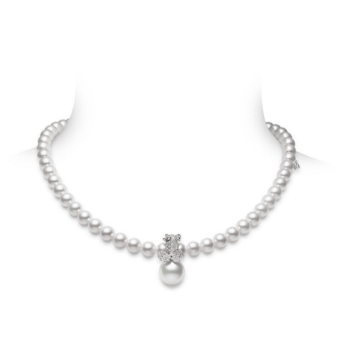 Mikimoto Fortune Leaves Akoya Cultured Pearl Necklace-Mikimoto Fortune Leaves Akoya Cultured Pearl Necklace - MZQ10097ZDXW