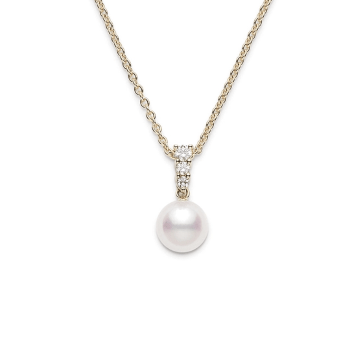 Mikimoto Morning Dew Akoya Cultured Pearl Pendant - MPA10395ADXK