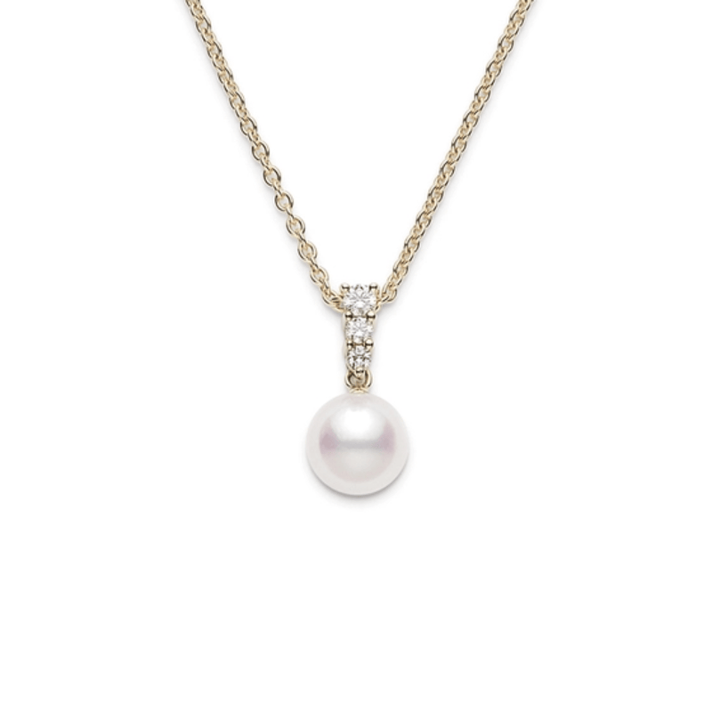 Mikimoto Morning Dew Akoya Cultured Pearl Pendant-Mikimoto Morning Dew Akoya Cultured Pearl Pendant - MPA10395ADXK