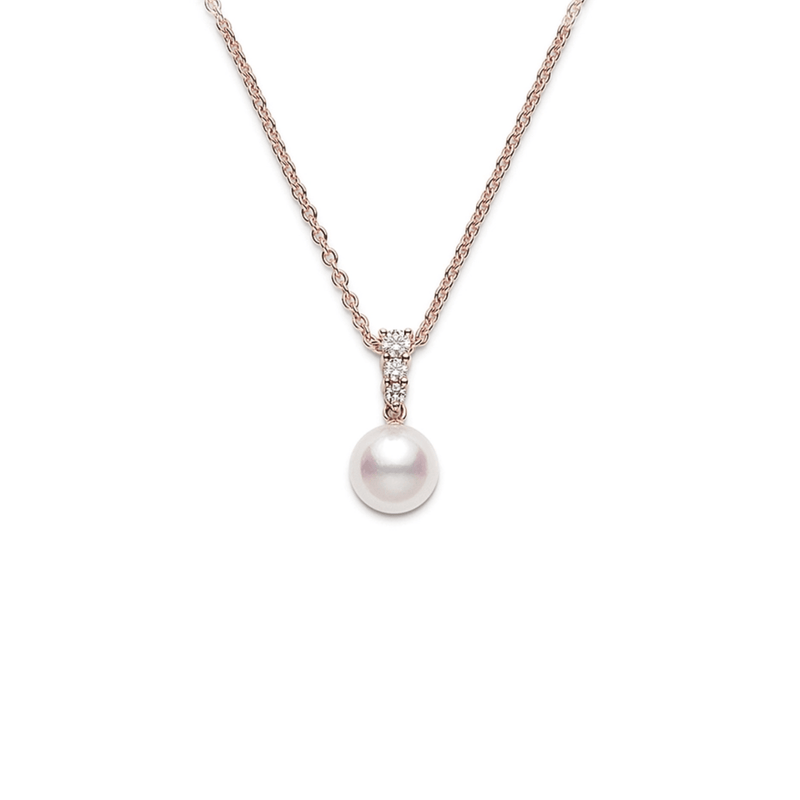 Mikimoto Morning Dew Akoya Cultured Pearl Pendant-Mikimoto Morning Dew Akoya Cultured Pearl Pendant - MPA10395ADXZ
