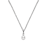 Mikimoto White South Sea Pearl Diamond Necklace-Mikimoto White South Sea Pearl Diamond Necklace PPS1102NDW