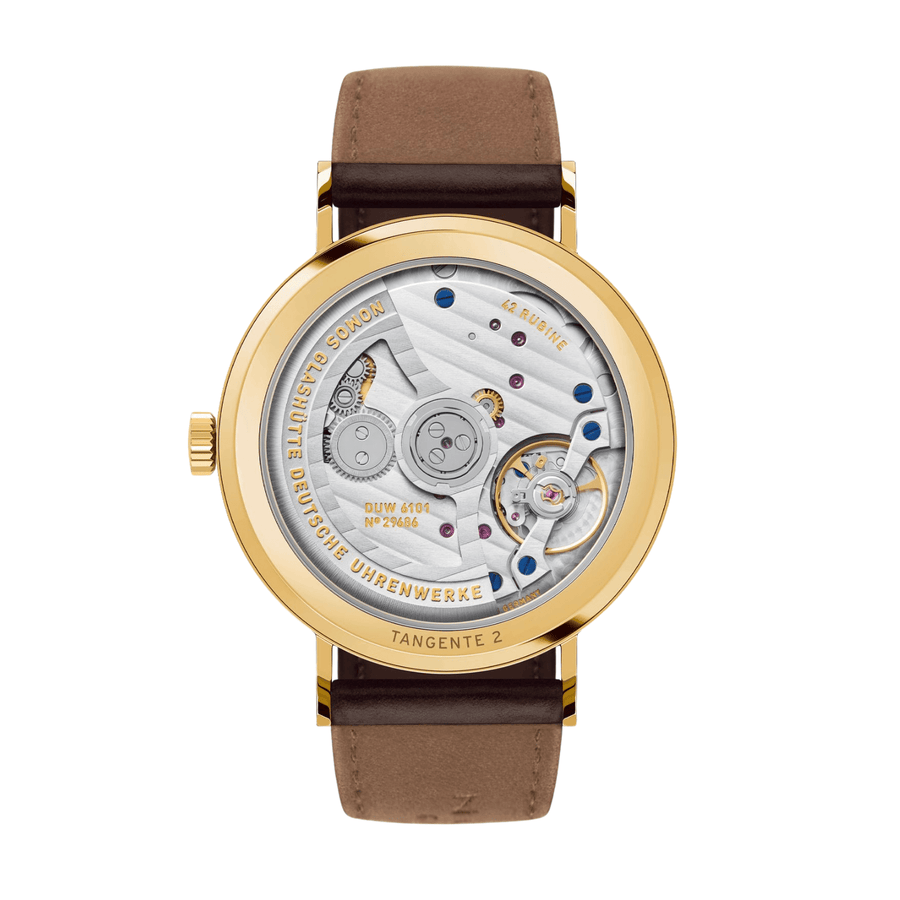 NOMOS Glashütte Tangente Gold Neomatik 38 Doré 196
