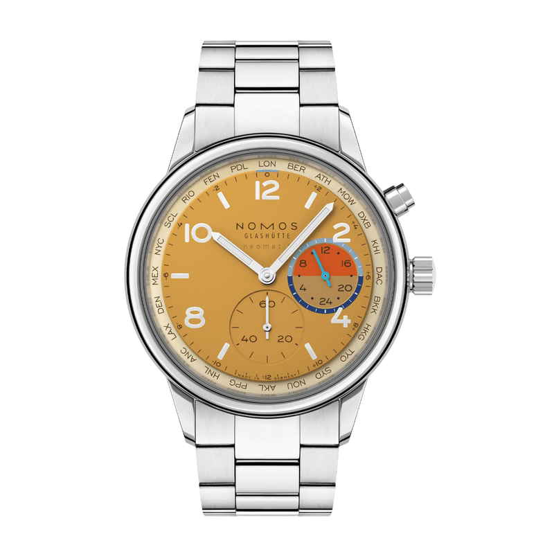 NOMOS Glashütte Club Sport Neomatik Worldtimer Dune-NOMOS Glashütte Club Sport Neomatik Worldtimer Dune - 790.S6