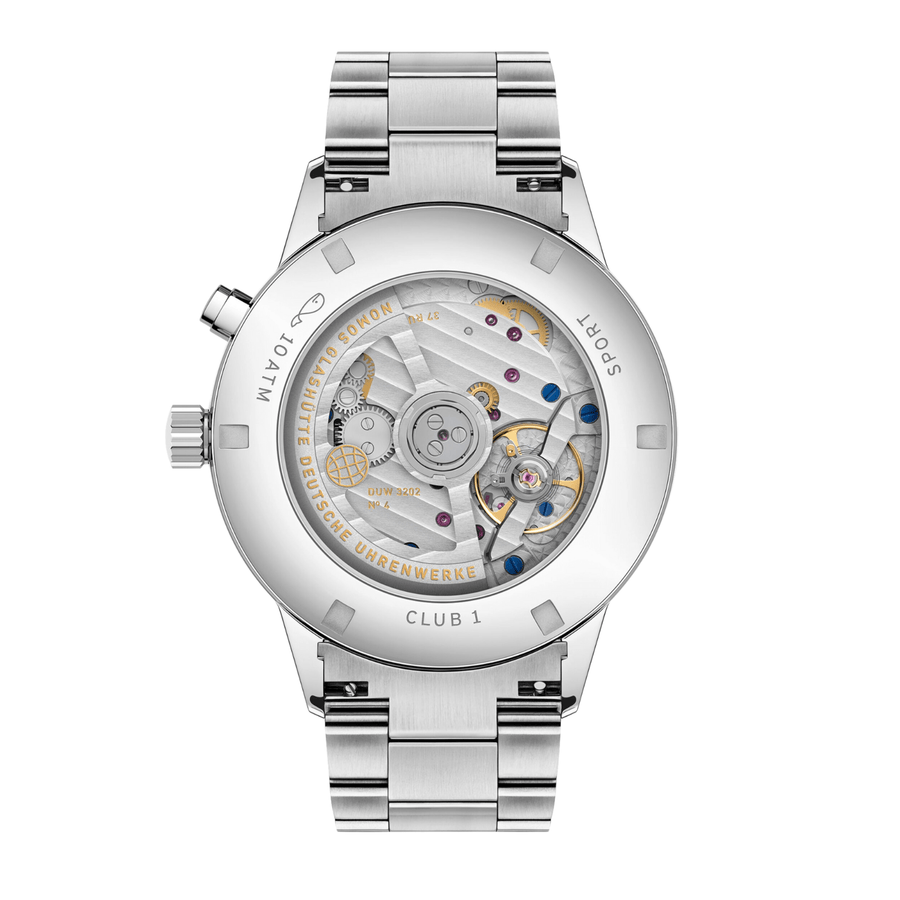 NOMOS Glashütte Club Sport Neomatik Worldtimer Silver - 791
