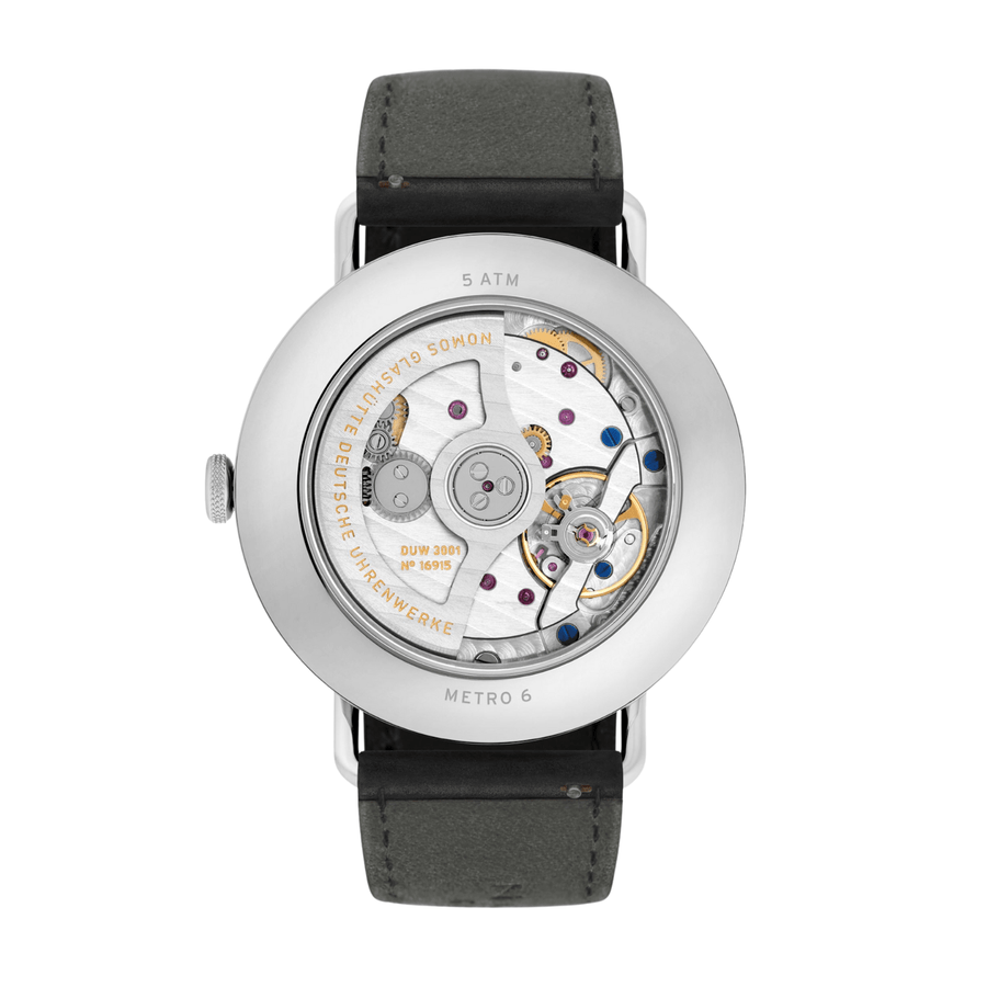 NOMOS Glashütte Metro Neomatik 39 Silvercut - 1114