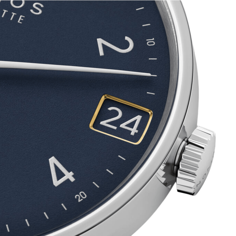 NOMOS Glashütte Minimatik 39 Date Blue - 1252