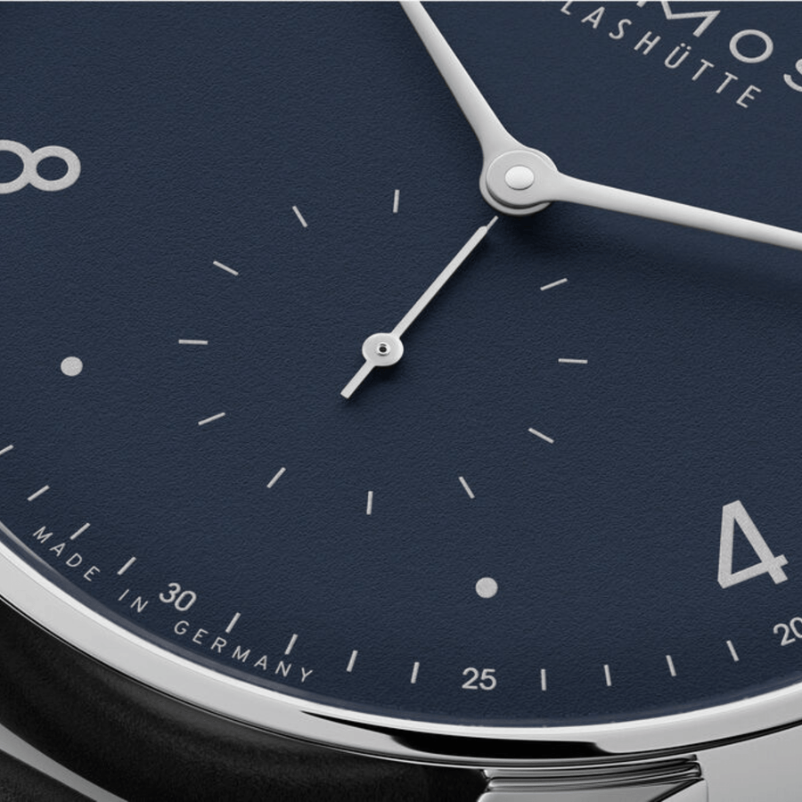 NOMOS Glashütte Minimatik 39 Date Blue - 1252