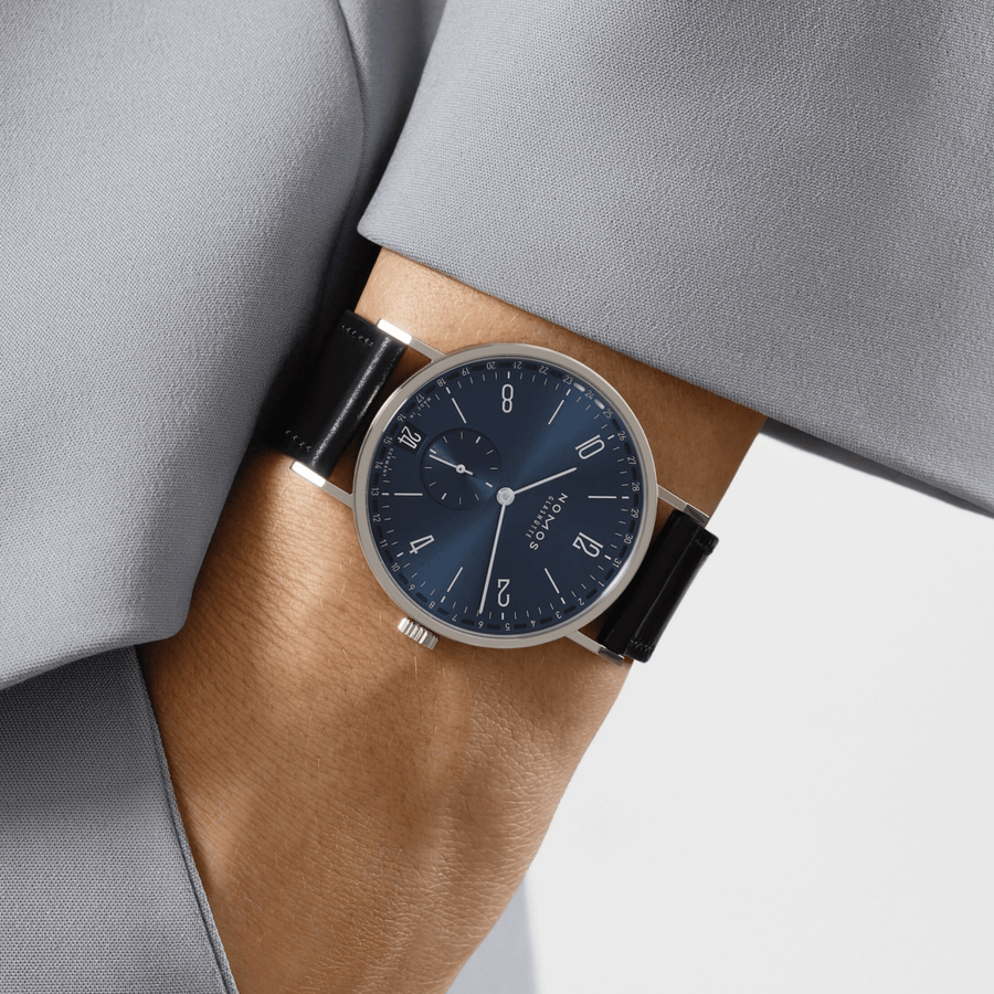 NOMOS Glashütte Tangente 2Date Blue - 136