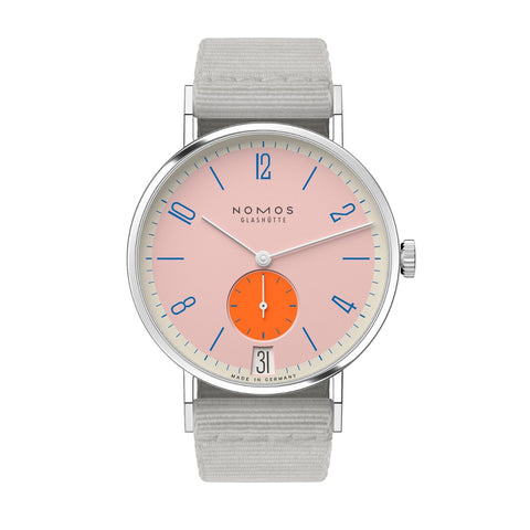 NOMOS Glashütte Tangente 38 Date Flamingopink-NOMOS Glashütte Tangente 38 Date Flamingopink - 179.S12