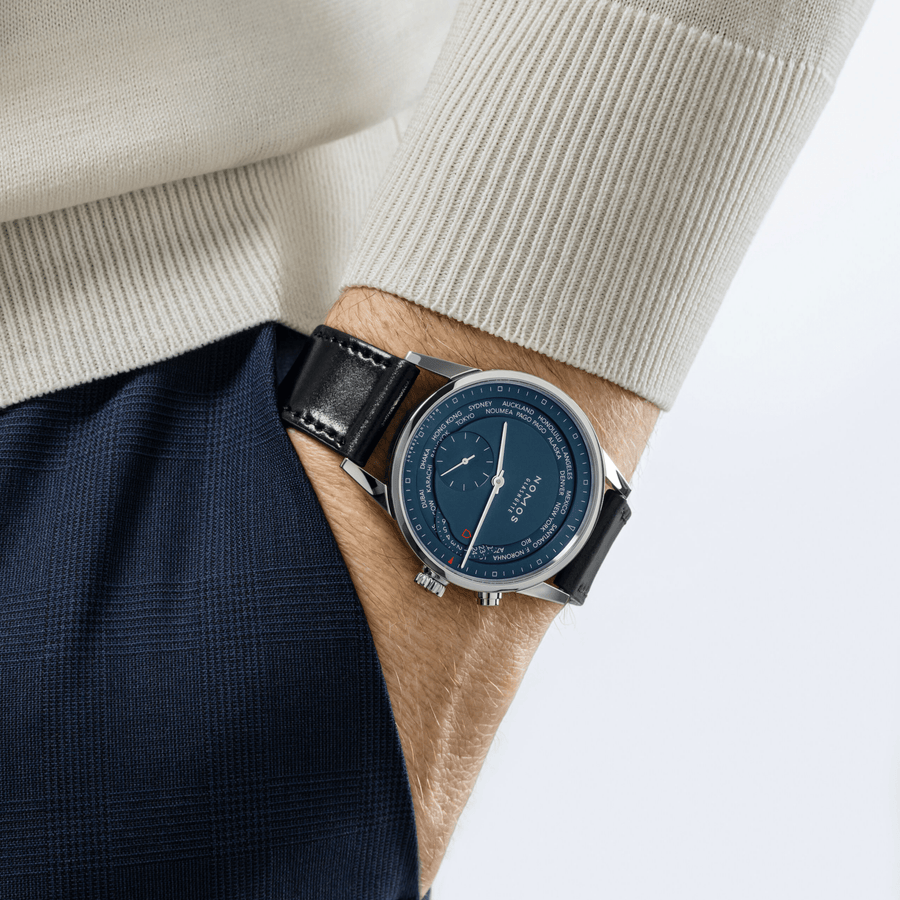 NOMOS Glashütte Zürich World Time Midnight Blue - 807