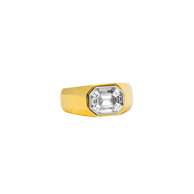 Norman Covan Baguette Cut Diamond Ring-Norman Covan Diamond Ring - NCR2578