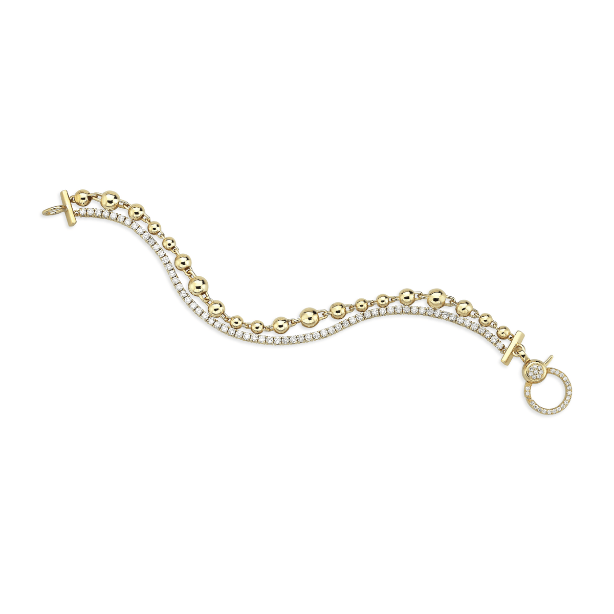 Norman Covan Diamond Double Bracelet NCB1959