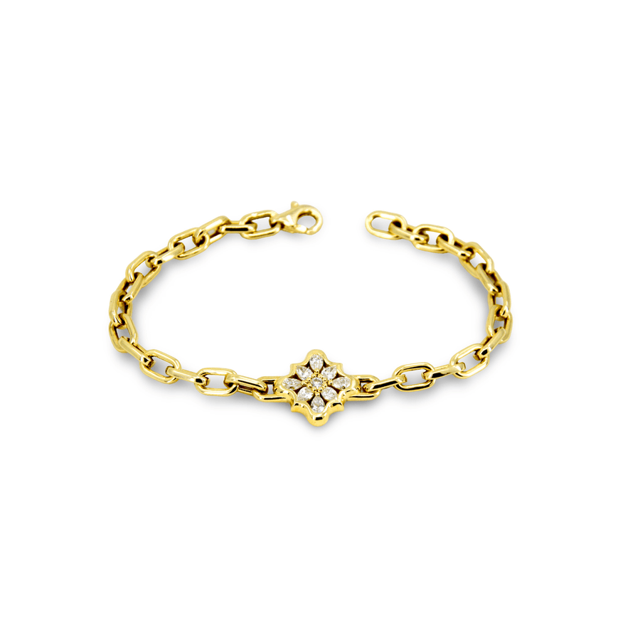 Norman Covan Diamond Link Bracelet NCB1978
