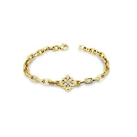 Norman Covan Diamond Link Bracelet-Norman Covan Diamond Link Bracelet NCB1978