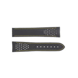 Omega Black Rubber Strap with Yellow Stitching 21/18mm-Omega Black Rubber Strap with Yellow Stitching 21/18mm - 032Z018683