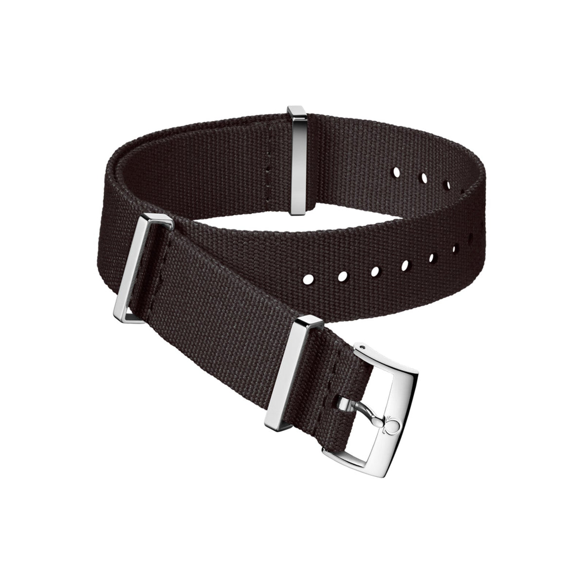 Omega Nato Strap Polyamide Dark Brown Strap with Buckle - 031CWZ007566