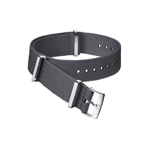 Omega Nato Strap Polyamide Grey Strap with Buckle-Omega Nato Strap Polyamide Grey Strap with Buckle - 031CWZ007565