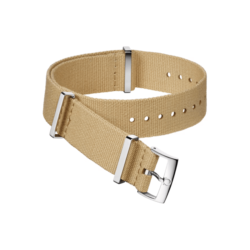 Omega Nato Strap Polyester Beige with Buckle-Omega Nato Strap Polyester Beige with Buckle - 031CWZ007570