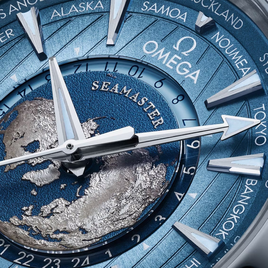 Omega Seamaster 75th Anniversary Aqua Terra 150m 43mm - Worldtimer - 220.10.43.22.03.002