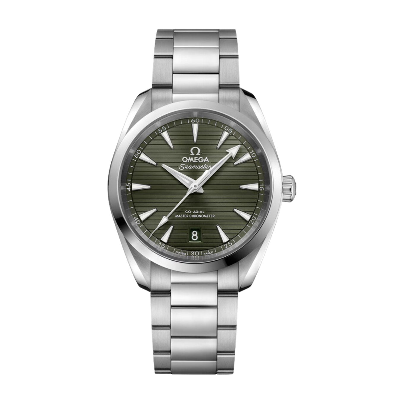OMEGA セーリングブレスレット カーキ ステンレス Omega Seamaster Aqua Terra 150m 220.10.38.20.10.003