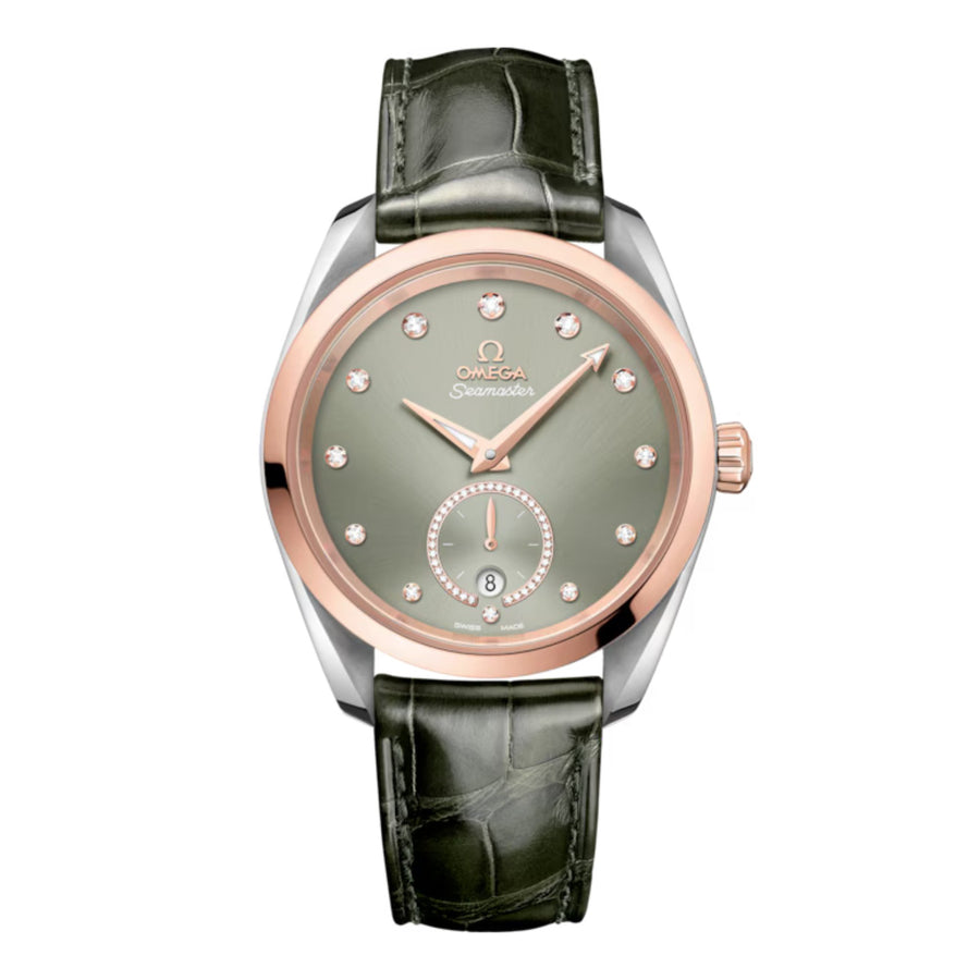 Omega Seamaster Aqua Terra 150m Steel - Sedna Gold Light Green Dial 38mm - 220.23.38.20.60.001