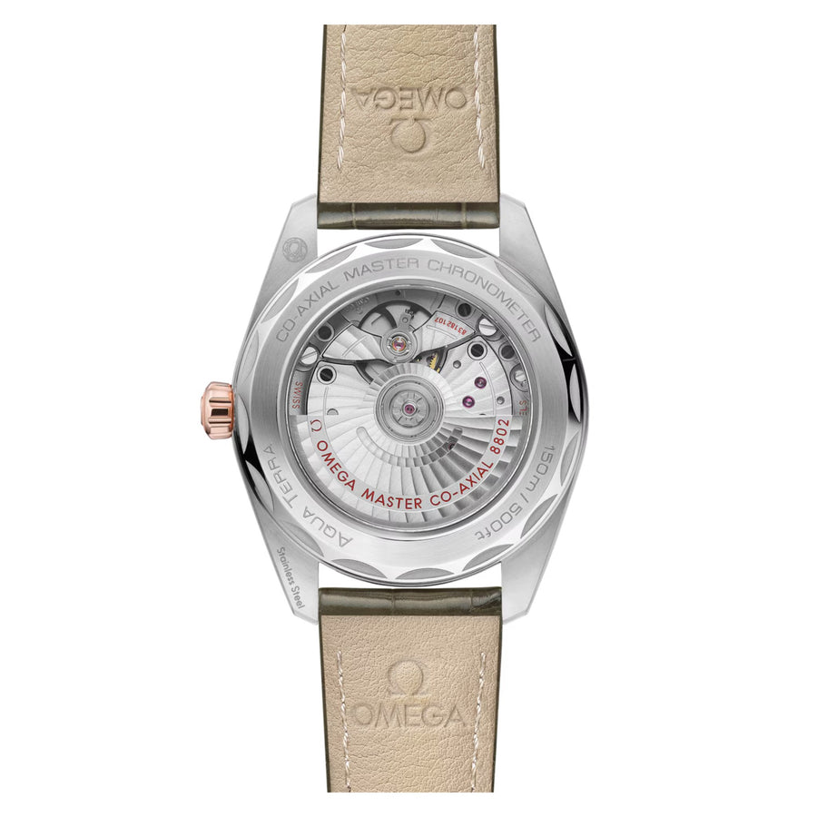 Omega Seamaster Aqua Terra 150m Steel - Sedna Gold Light Green Dial 38mm - 220.23.38.20.60.001