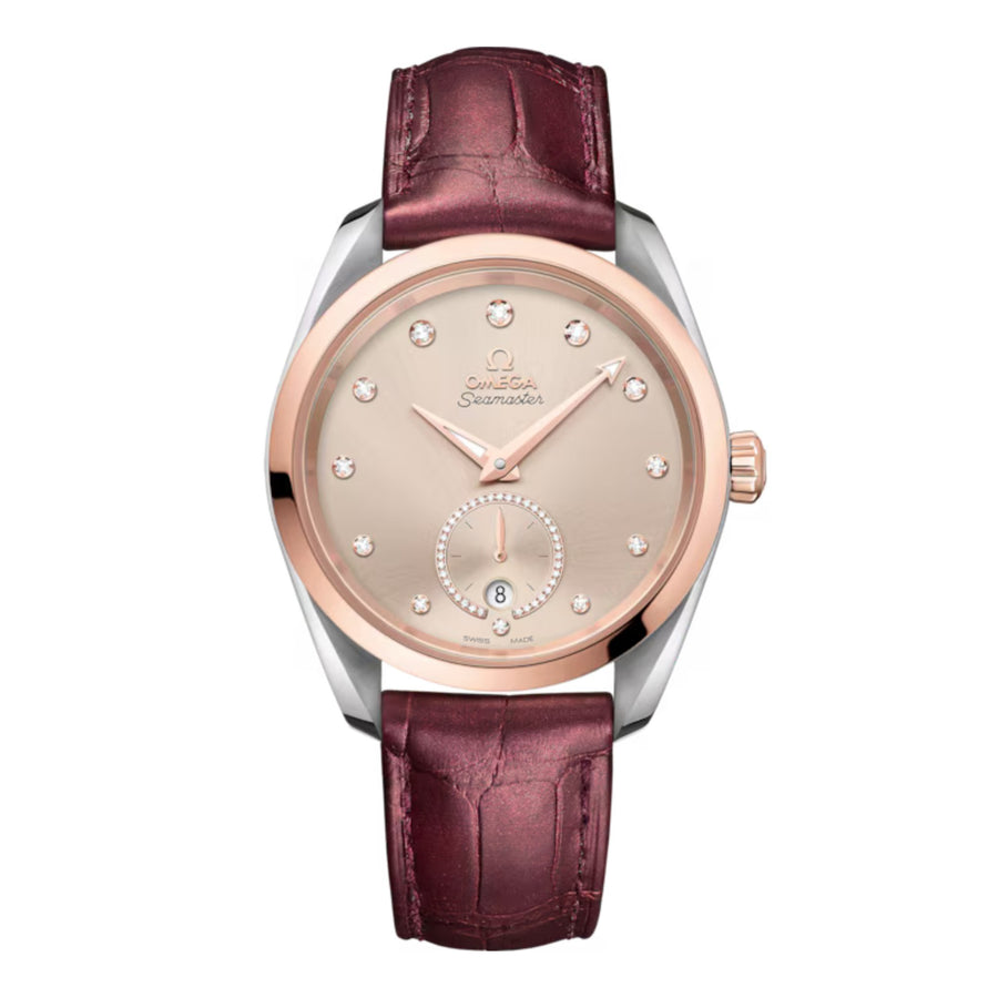 Omega Seamaster Aqua Terra 150m Steel - Sedna Gold Linen Dial 38mm - 220.23.38.20.59.001