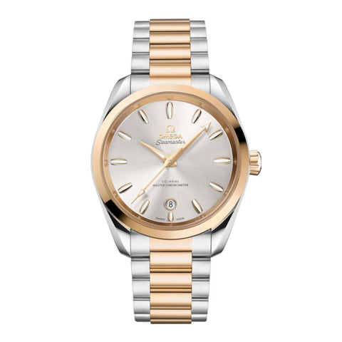 Omega Seamaster Aqua Terra Shades Steel-Moonshine Gold Bracelet 38mm-Omega Seamaster Aqua Terra Shades Steel - Moonshine Gold Bracelet 38mm - 220.20.38.20.02.002