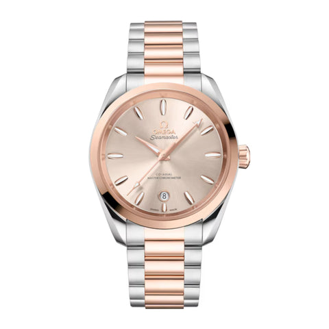 Omega Seamaster Aqua Terra Shades Steel-Sedna Gold Bracelet 38mm-Omega Seamaster Aqua Terra Shades Steel - Sedna Gold Bracelet 38mm - 220.20.38.20.09.001