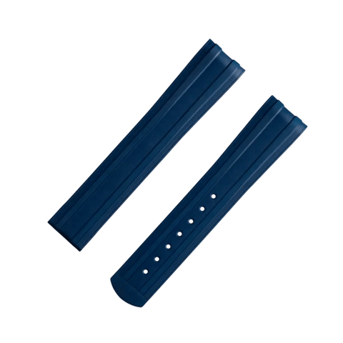 Omega Seamaster Diver 300m Blue Rubber Strap 20/18mm-Omega Seamaster Diver 300m Blue Rubber Strap 20/18mm - 032CVZ015753