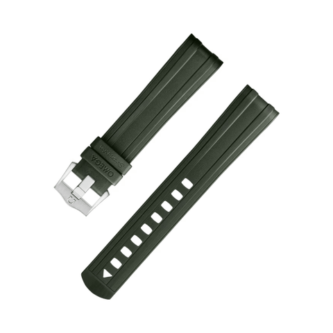 Omega Seamaster Diver 300m Green Rubber Strap (Strap Only) 20/18mm-Omega Seamaster Diver 300m Green Rubber Strap (Strap Only) 20/18mm - 032Z017210