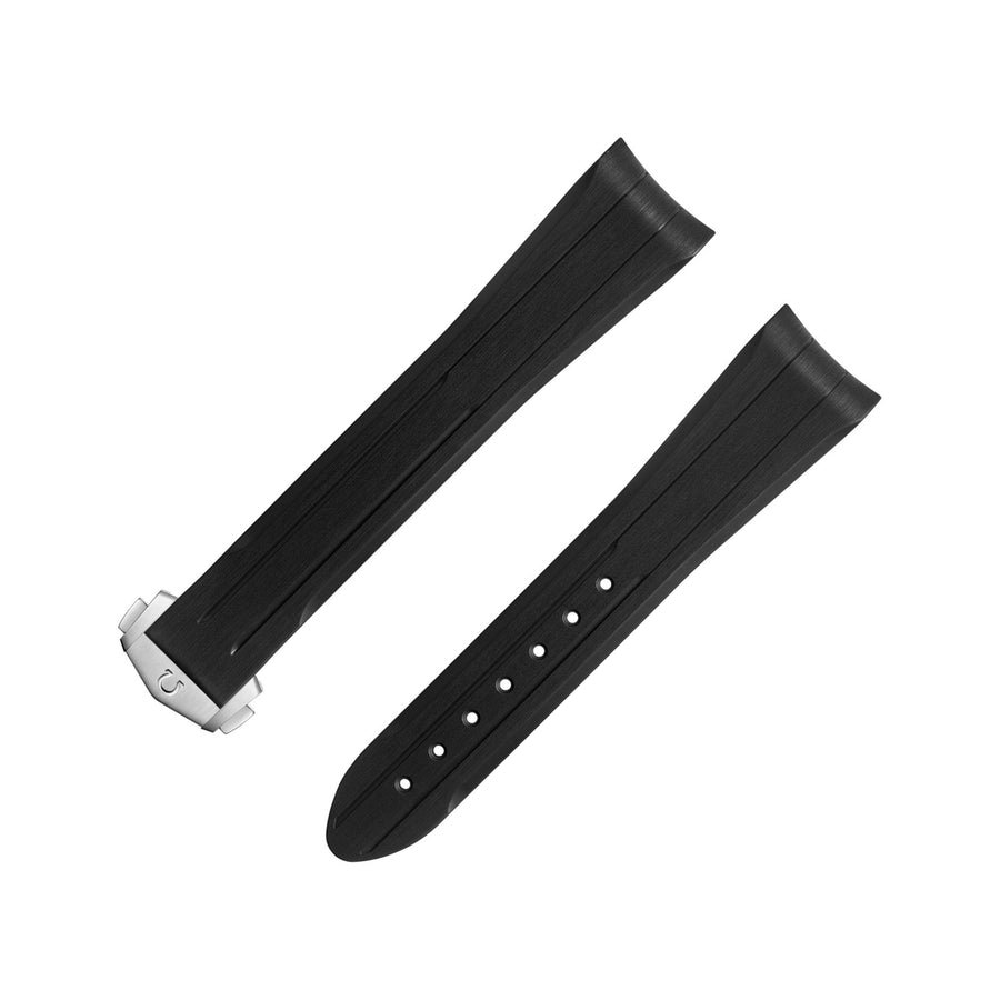 Omega Speedmaster Black Rubber Strap 20/16mm (Strap Only) - 032Z017246