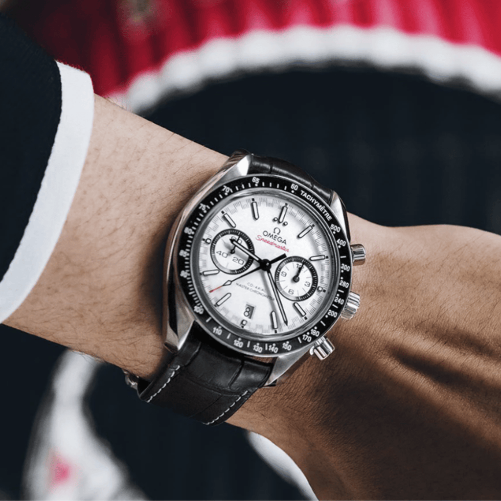 Watchfinder Speedmaster Omega Speedmaster Moonwatch Black Baton Dial