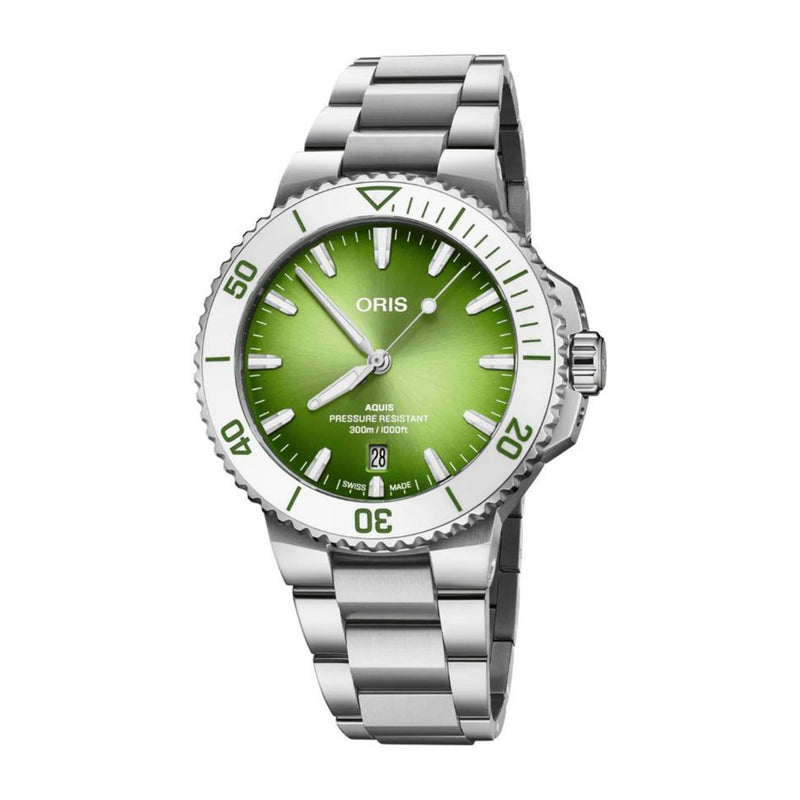 Oris Aquis Date Watermelon Green-Oris Aquis Date Watermelon Green - 733 7787 4137-07 8 22 04PEB