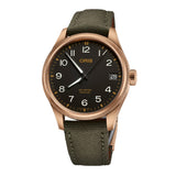 Oris ProPilot Big Crown ProPilot Big Date-Oris ProPilot Big Crown ProPilot Big Date - 01 751 7761 3164-07 3 20 03BRLC - Oris ProPilot Big Crown ProPilot Big Date in a 41mm bronze case with black dial on textile strap, featuring a date display and automatic movement with up to 38 hours of power reserve.