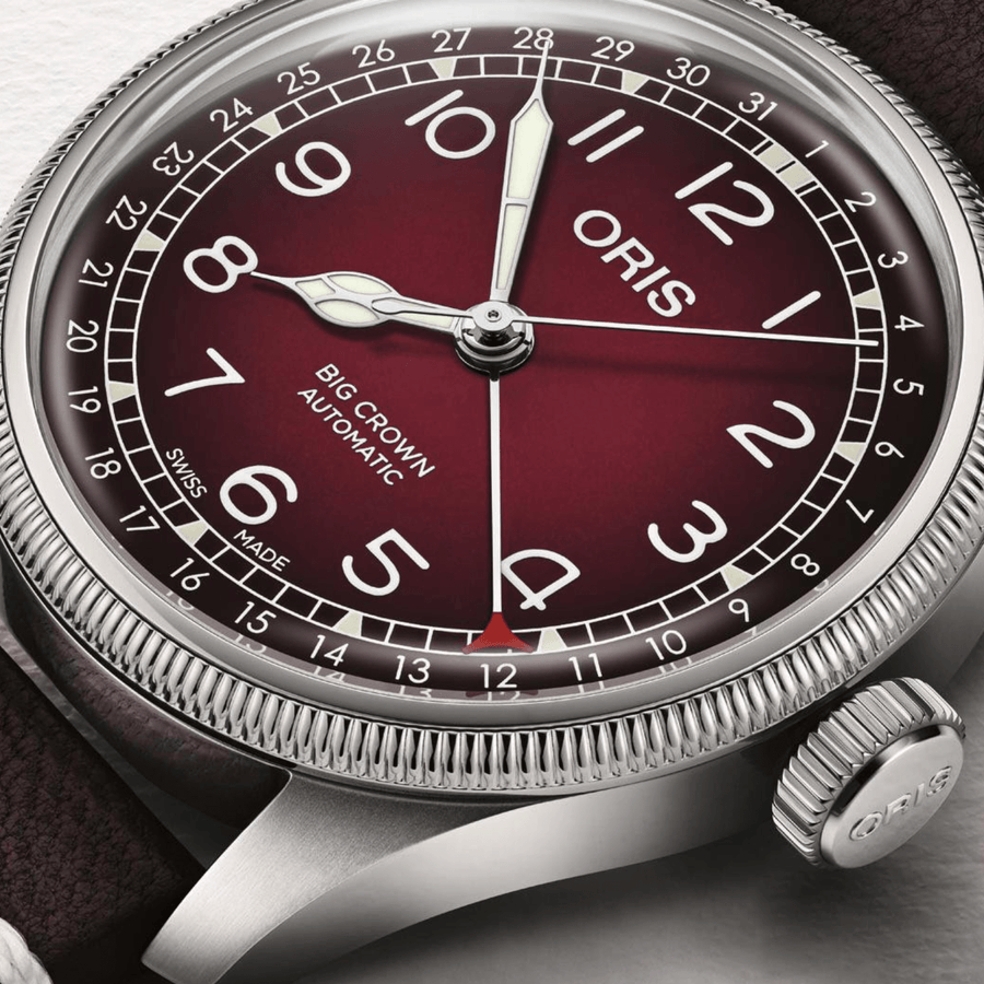 Oris x Cervo Volante Burgundy 01 754 7785 4038-Set