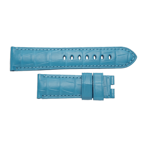 Panerai Alligator Light Blue 24/22mm-Panerai Alligator Light Blue 24/22mm - MX001R98