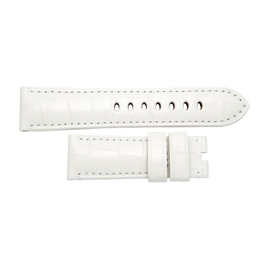 Panerai Alligator White 24/22mm - MX0090SW
