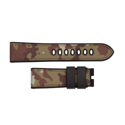 Panerai Bi-Material Camo Green Strap 24/22mm-Panerai Bi - Material Camo Green Strap 24/22mm - MXE0JMT3