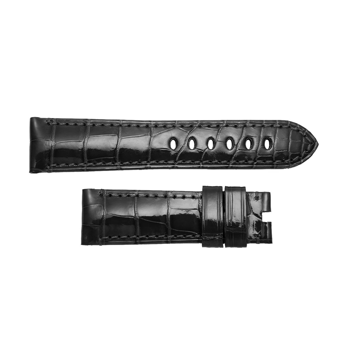 Panerai Black Alligator Strap 22/20mm QR - MXE0GD3N