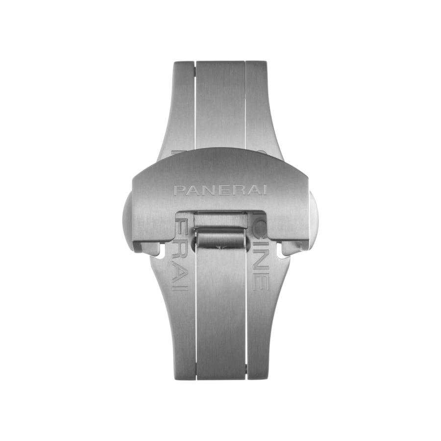 Panerai Brushed Steel Folding Clasp 22mm - PAV00634