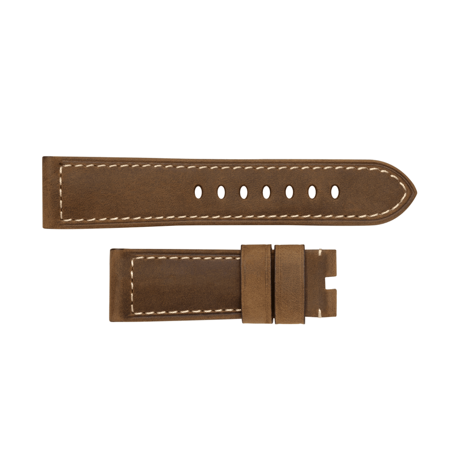 Panerai Calf Dark Brown Strap 22/20mm QR - MXE0JLPG