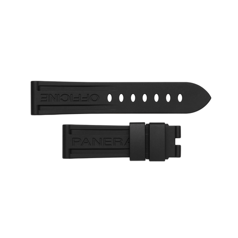 Panerai Caoutchouc Black 24/22mm-Panerai Caoutchouc Black 24/22mm - MX0011QQ