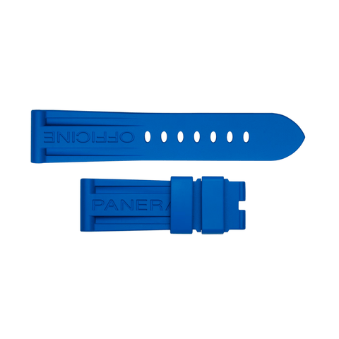 Panerai Caoutchouc Light Blue 24/22mm-Panerai Caoutchouc Light Blue 24/22mm - MXE0BSB2