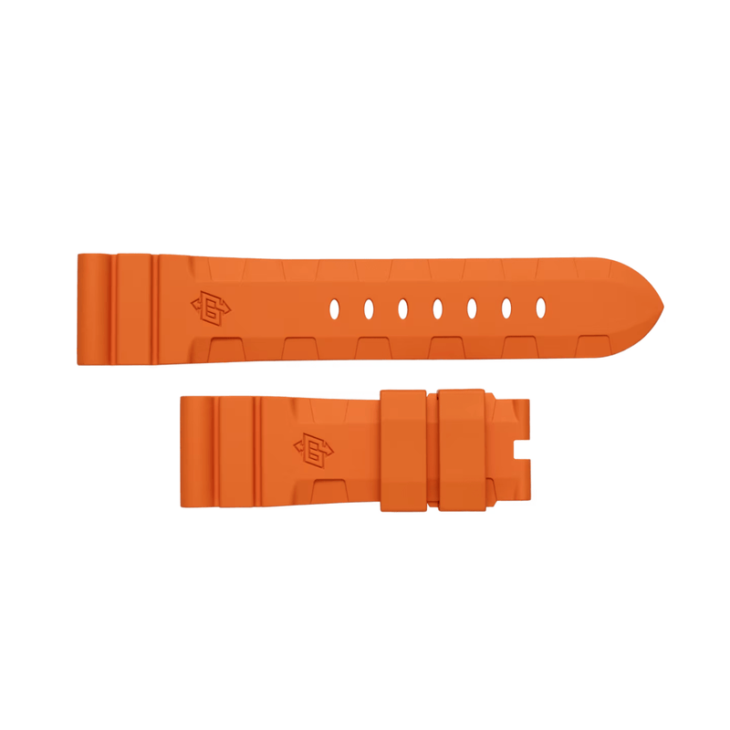 Panerai Caoutchouc Orange 22/20mm-Panerai Caoutchouc Orange 22/20mm - MXE07XCP