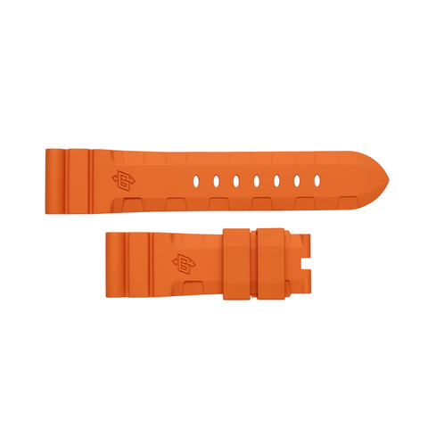 Panerai Caoutchouc Orange 22/20mm-Panerai Caoutchouc Orange 22/20mm - MXE07XCP