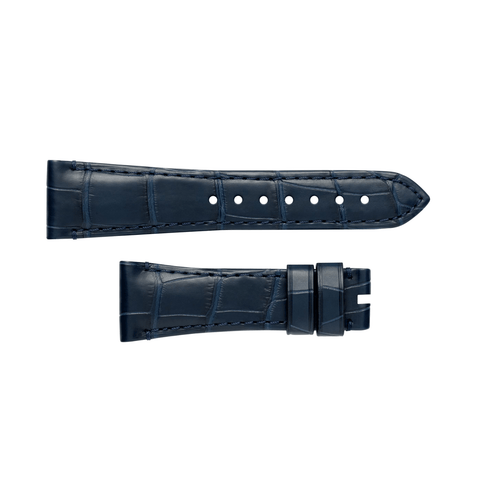 Panerai Dark Blue Alligator Strap 24/18mm-Panerai Dark Blue Alligator Strap 24/18mm - MXE0KSRT