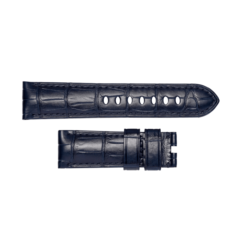 Panerai Dark Blue Alligator Strap 26/22mm-Panerai Dark Blue Alligator Strap 26/22mm - MXE0J2KS